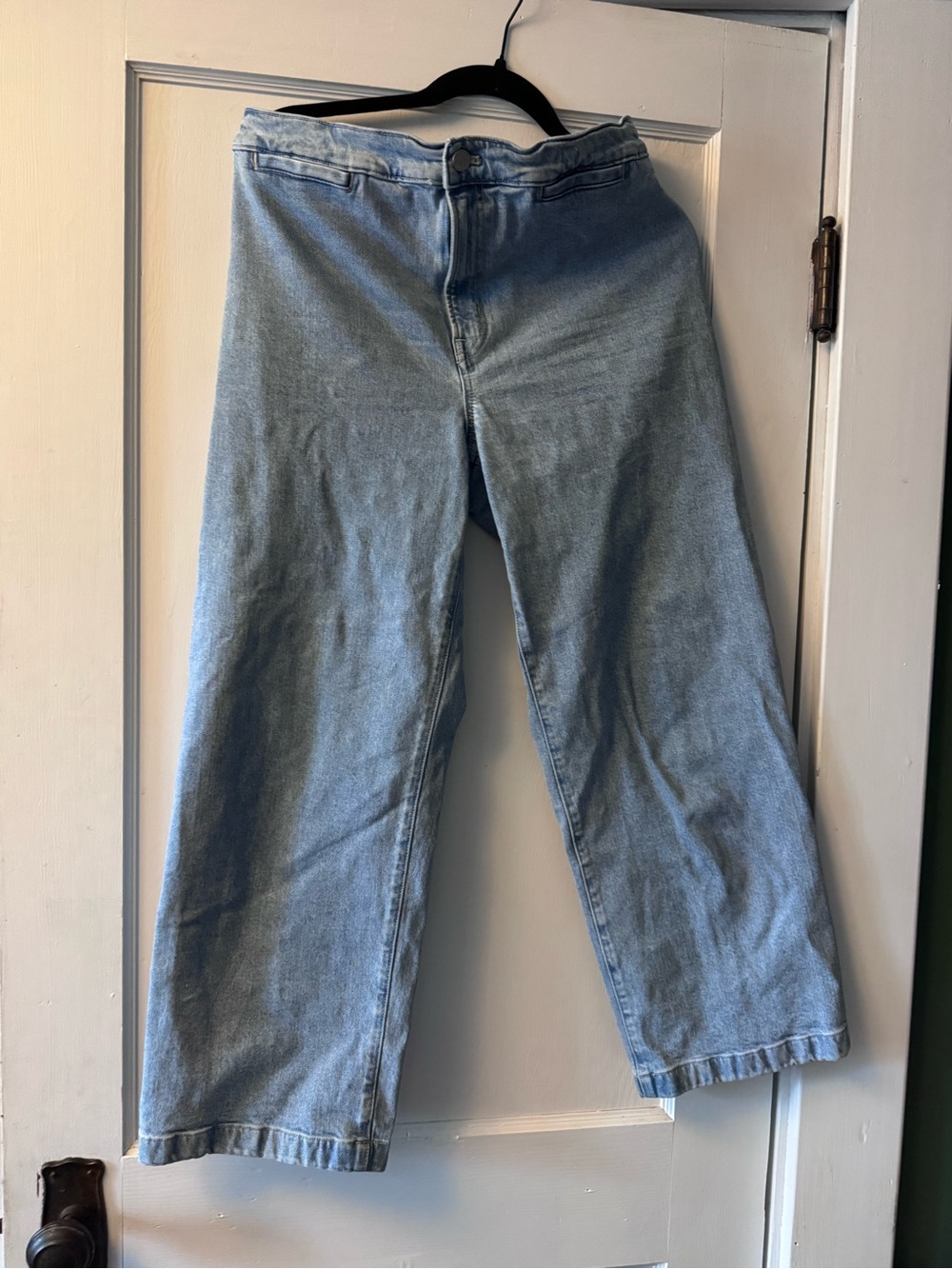 Madewell The Emmett Wide-Leg Crop Jean: Welt Pocket Edition